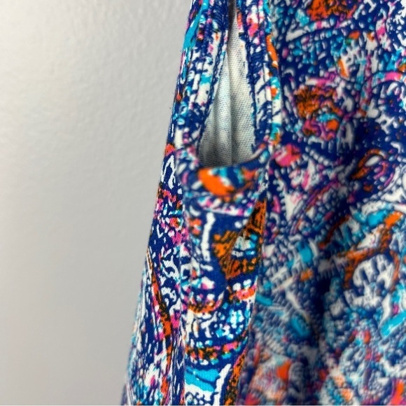 Cynthia Rowley Artsy Multicolour Sleeveless Maxi Dress 3X - Picture 8 of 15